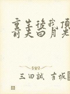 重生后我顶替了前夫白月光免费小说