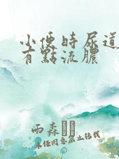 小便时尿道刺痛有点流脓