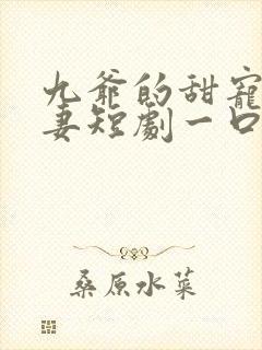 九爷的甜宠小甜妻短剧一口气看完