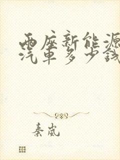 两座新能源电动汽车多少钱