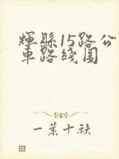 辉县15路公交车路线图