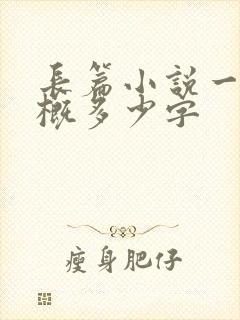 长篇小说一章大概多少字