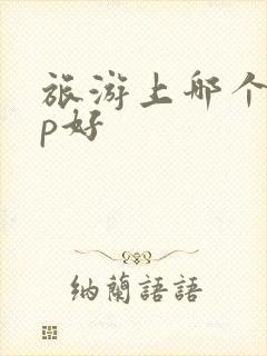 旅游上哪个app好