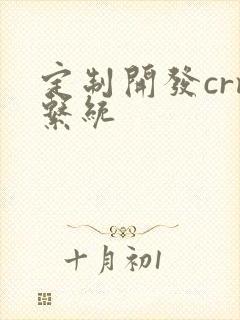 定制开发crm系统