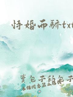 恃婚而骄txt