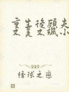 重生后顾夫人她又美又飒小说