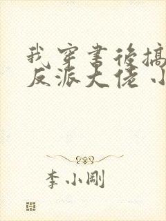 我穿书后搞到了反派大佬 小说