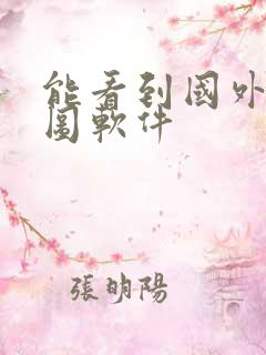 能看到国外的地图软件