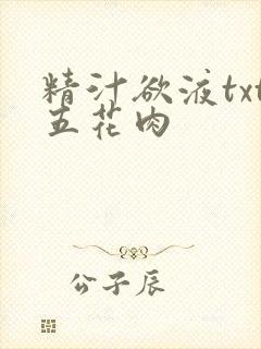 精汁欲液txt五花肉