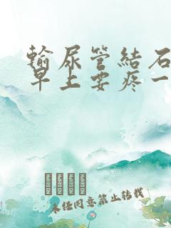 输尿管结石每天早上要疼一两小时