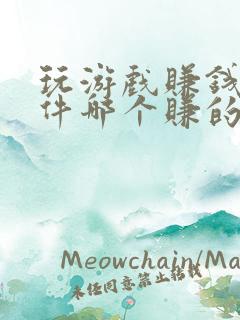 玩游戏赚钱的软件哪个赚的最多