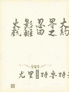 火影忍界大战游戏雏田之约