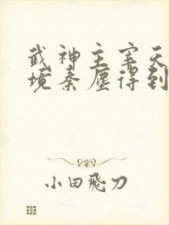 武神主宰天魔秘境秦尘得到了什么