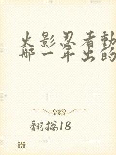 火影忍者动漫是哪一年出的