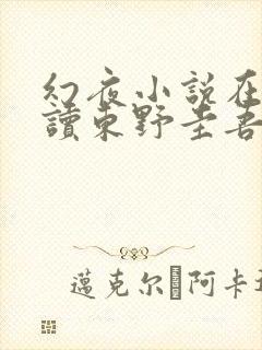 幻夜小说在线阅读东野圭吾