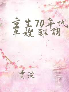 重生70年代小军嫂 离钥