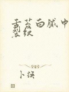 舌苔白腻中间有裂纹