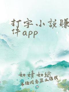 打字小说赚钱软件app