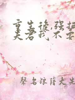 重生后,强扭的夫君我不要了