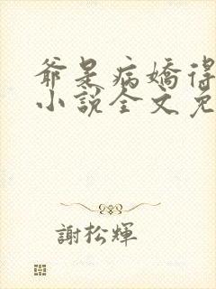 爷是病娇得宠着小说全文免费阅读