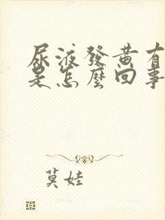 尿液发黄有异味是怎么回事女性