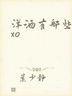 洋酒有哪些品牌xo