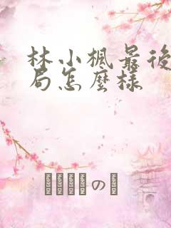 林小枫最后的结局怎么样