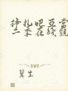 挣扎吧亚当君第二季在线观看免费全集