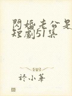 闪婚老公是豪门短剧51集