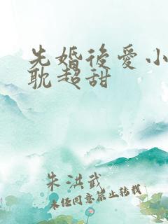 先婚后爱小说原耽超甜