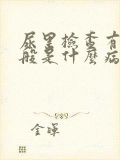 尿里检查有血一般是什么病