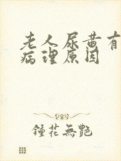 老人尿黄有哪些病理原因