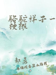 骆驼祥子一二章梗概