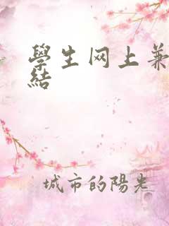 学生网上兼职日结