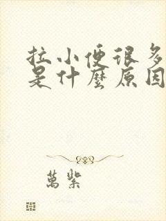 拉小便很多泡泡是什么原因