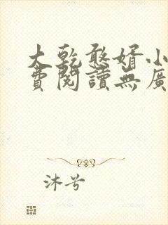 大乾憨婿小说免费阅读无广告