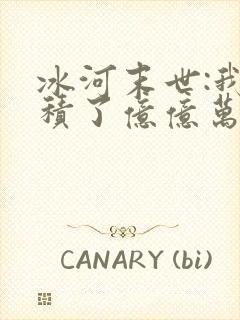 冰河末世:我囤积了亿亿万物资阅读无弹窗