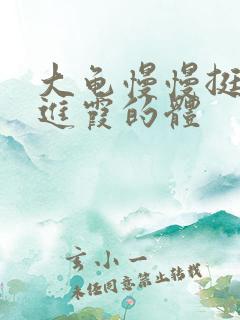 大龟慢慢挺进王进霞的体