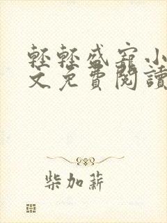 轻轻盛宠小说全文免费阅读