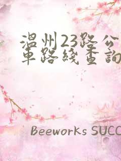 温州23路公交车路线查询表