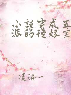 小说穿成五个反派的后娘完结