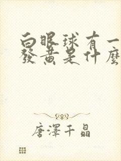 白眼球有一点点发黄是什么原因