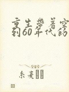 重生带着空间回到60年代的小说