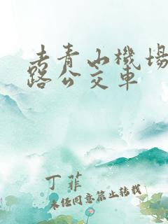 去青山机场坐几路公交车