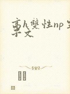 高h双性np生子文