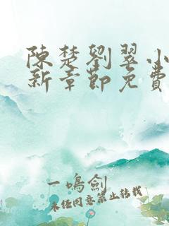 陈楚刘翠小说最新章节免费下载