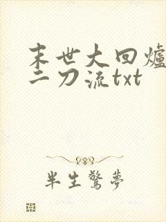 末世大回炉二十二刀流txt