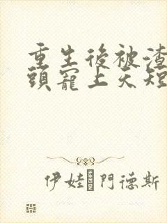 重生后被渣男对头宠上天短剧