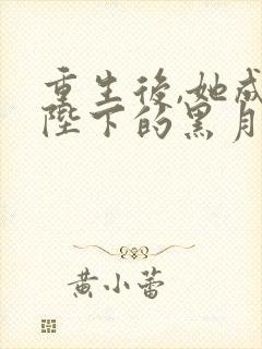 重生后,她成了陛下的黑月光