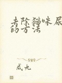 去除猫咪尿骚味的方法